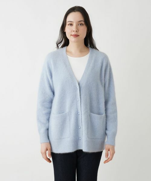 Leilian PLUS HOUSE / レリアンプラスハウス カーディガン・ボレロ | Vネックカーディガン | 詳細4