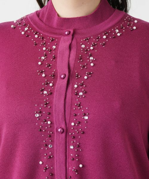 Leilian PLUS HOUSE / レリアンプラスハウス カーディガン・ボレロ | 【店舗人気】ビジューカーディガン | 詳細11