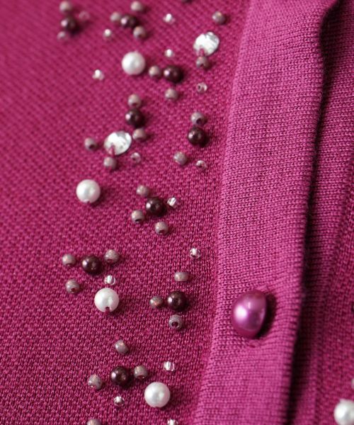 Leilian PLUS HOUSE / レリアンプラスハウス カーディガン・ボレロ | 【店舗人気】ビジューカーディガン | 詳細16