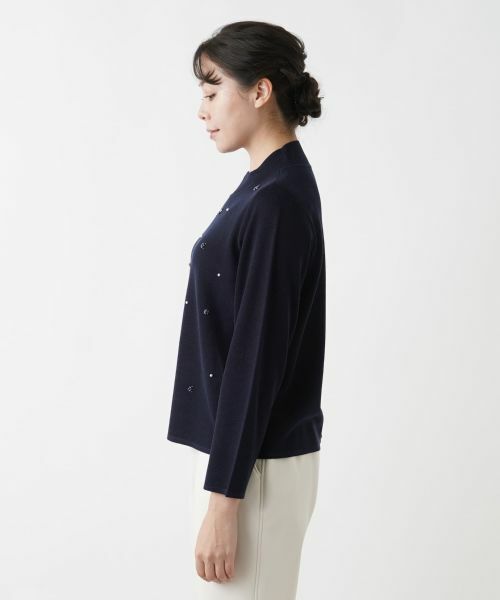 Leilian PLUS HOUSE / レリアンプラスハウス ニット・セーター | 【店舗人気】ビジューニット | 詳細5