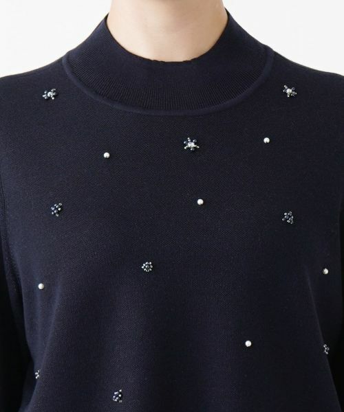 Leilian PLUS HOUSE / レリアンプラスハウス ニット・セーター | 【店舗人気】ビジューニット | 詳細7