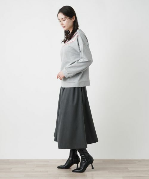 Leilian PLUS HOUSE / レリアンプラスハウス カットソー | ラウンドネックニット | 詳細2