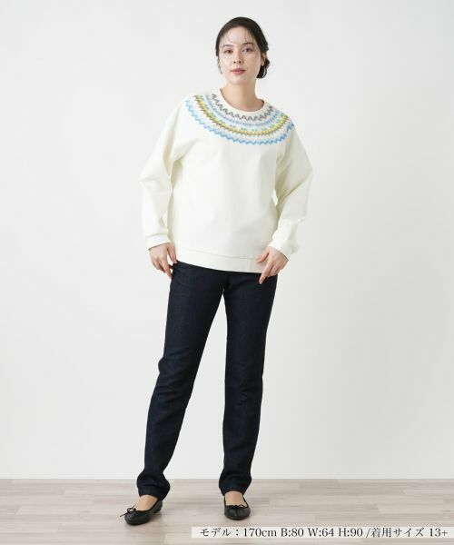 Leilian PLUS HOUSE / レリアンプラスハウス カットソー | ラウンドネックニット | 詳細5