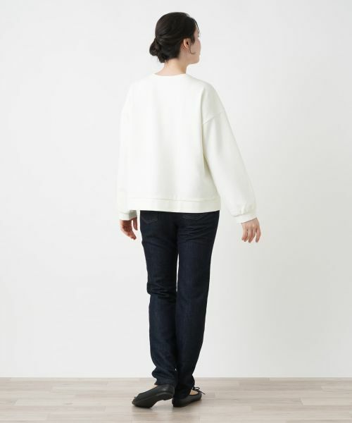 Leilian PLUS HOUSE / レリアンプラスハウス カットソー | ラウンドネックニット | 詳細7