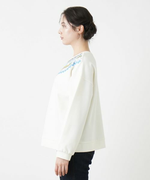 Leilian PLUS HOUSE / レリアンプラスハウス カットソー | ラウンドネックニット | 詳細9