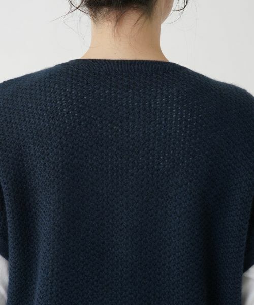 Leilian PLUS HOUSE / レリアンプラスハウス テーラードジャケット | カシミヤクルーネックニットベスト | 詳細16