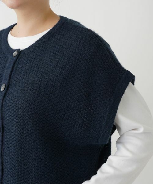 Leilian PLUS HOUSE / レリアンプラスハウス テーラードジャケット | カシミヤクルーネックニットベスト | 詳細17