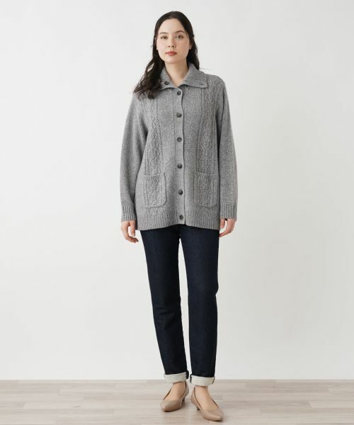 Leilian PLUS HOUSE / レリアンプラスハウス カーディガン・ボレロ | 【店舗人気】カシミヤニットカーディガン | 詳細1