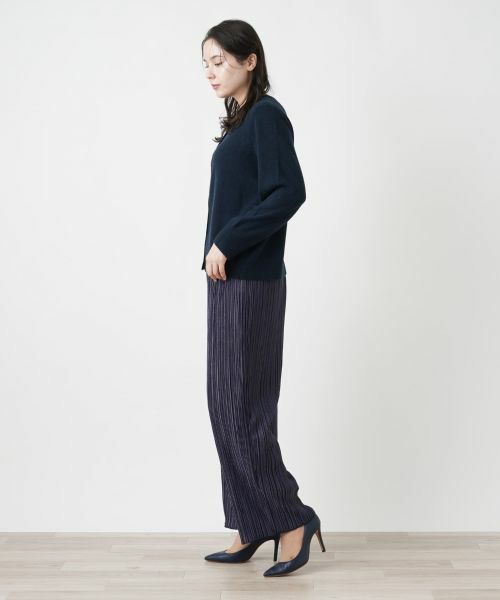 Leilian PLUS HOUSE / レリアンプラスハウス その他パンツ | プリーツワイドパンツ | 詳細2