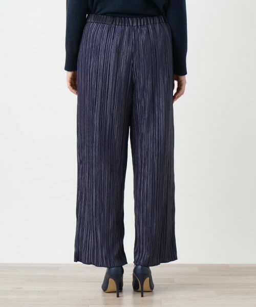 Leilian PLUS HOUSE / レリアンプラスハウス その他パンツ | プリーツワイドパンツ | 詳細6
