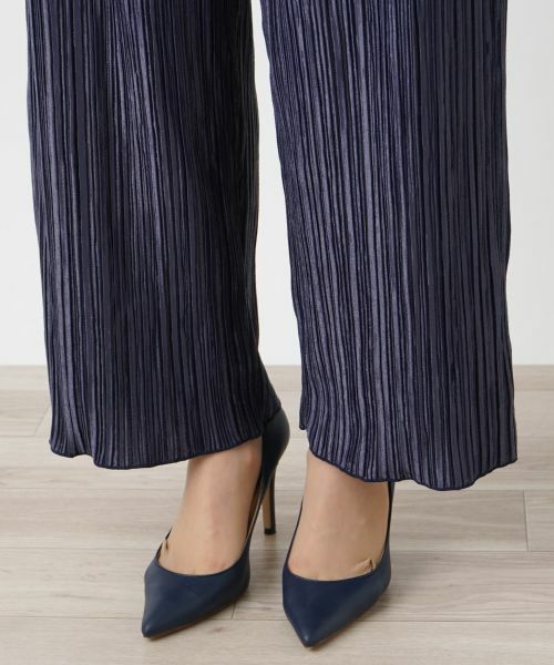 Leilian PLUS HOUSE / レリアンプラスハウス その他パンツ | プリーツワイドパンツ | 詳細9