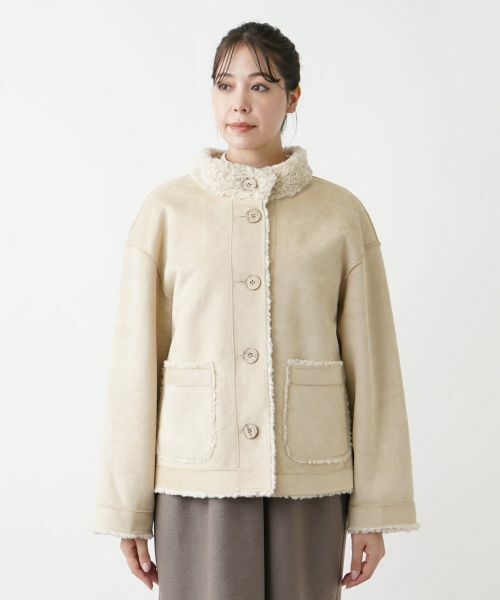 Leilian PLUS HOUSE / レリアンプラスハウス その他アウター | 【店舗人気】リバーシブルコート | 詳細5