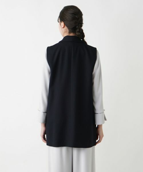 Leilian PLUS HOUSE / レリアンプラスハウス テーラードジャケット | ショールカラーベスト【Leilian WHITE LABEL】 | 詳細10