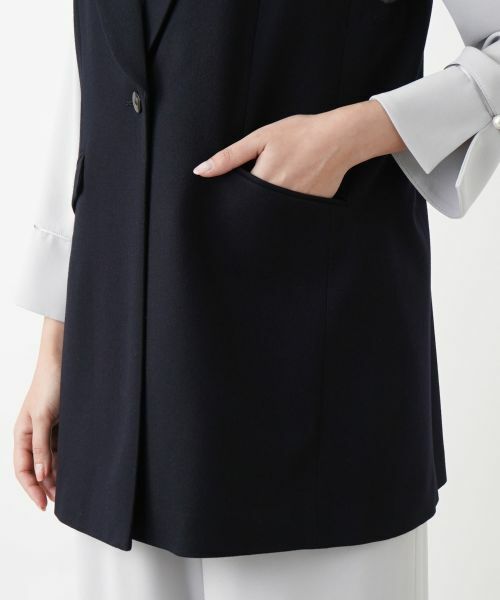 Leilian PLUS HOUSE / レリアンプラスハウス テーラードジャケット | ショールカラーベスト【Leilian WHITE LABEL】 | 詳細15