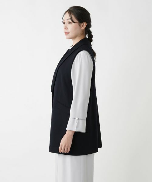Leilian PLUS HOUSE / レリアンプラスハウス テーラードジャケット | ショールカラーベスト【Leilian WHITE LABEL】 | 詳細9