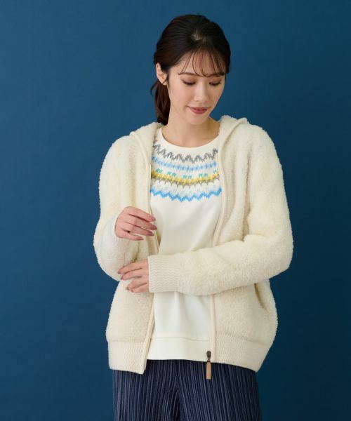Leilian PLUS HOUSE / レリアンプラスハウス カーディガン・ボレロ | ニットパーカ | 詳細4