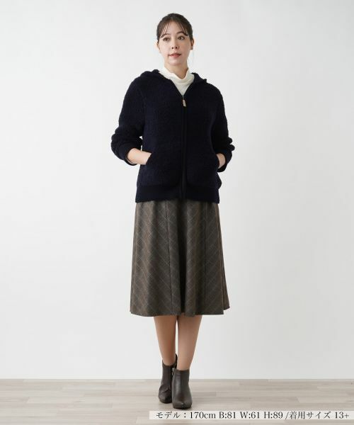Leilian PLUS HOUSE / レリアンプラスハウス カーディガン・ボレロ | ニットパーカ | 詳細5