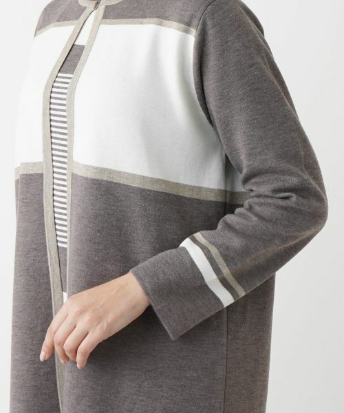 Leilian PLUS HOUSE / レリアンプラスハウス カーディガン・ボレロ | 【店舗人気】カラーブロックカーディガン | 詳細11