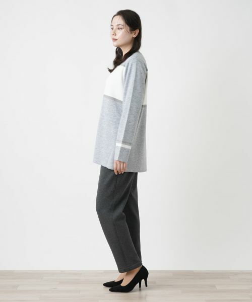 Leilian PLUS HOUSE / レリアンプラスハウス カーディガン・ボレロ | 【店舗人気】カラーブロックカーディガン | 詳細15