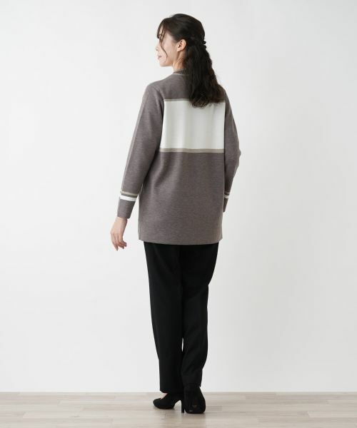 Leilian PLUS HOUSE / レリアンプラスハウス カーディガン・ボレロ | 【店舗人気】カラーブロックカーディガン | 詳細3