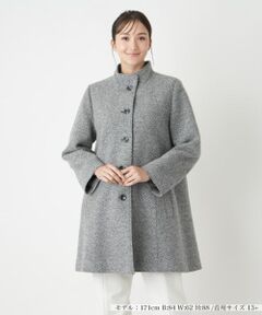 Leilian PLUS HOUSE / レリアンプラスハウス その他アウター | スタンドカラーコート【Leilian WHITE LABEL】