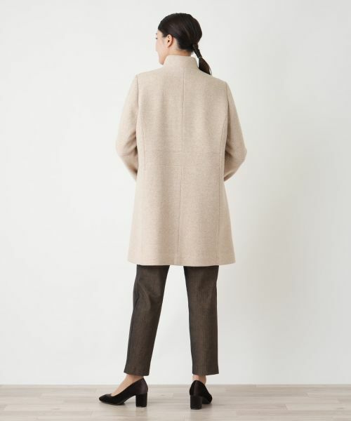 Leilian PLUS HOUSE / レリアンプラスハウス その他アウター | スタンドカラーコート【Leilian WHITE LABEL】 | 詳細3