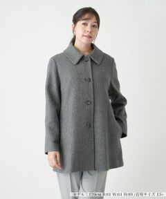 Leilian PLUS HOUSE / レリアンプラスハウス その他アウター | カシミヤショートコート【Leilian WHITE LABEL】