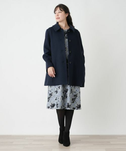 Leilian PLUS HOUSE / レリアンプラスハウス その他アウター | カシミヤショートコート【Leilian WHITE LABEL】 | 詳細1