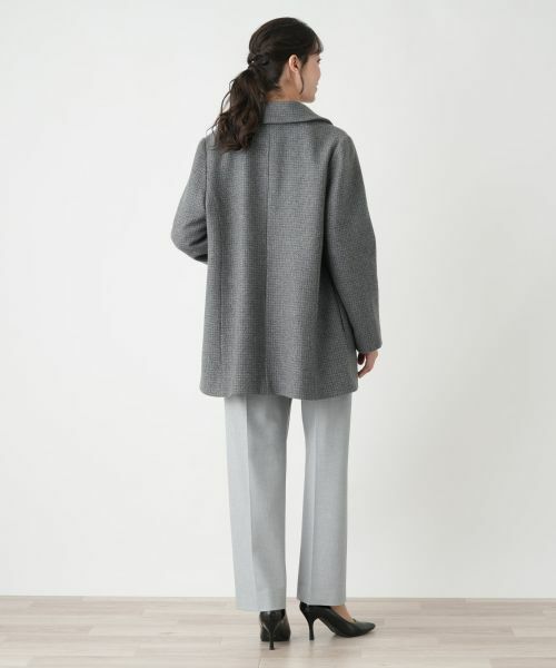 Leilian PLUS HOUSE / レリアンプラスハウス その他アウター | カシミヤショートコート【Leilian WHITE LABEL】 | 詳細8