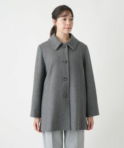 Leilian PLUS HOUSE / レリアンプラスハウス その他アウター | カシミヤショートコート【Leilian WHITE LABEL】 | 詳細9