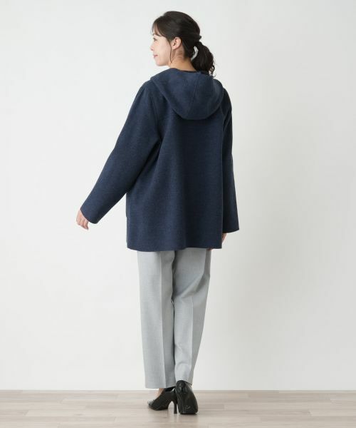 Leilian PLUS HOUSE / レリアンプラスハウス その他アウター | フーデッドショートコート【Leilian WHITE LABEL】 | 詳細3