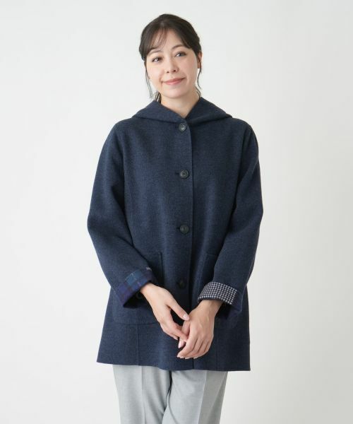 Leilian PLUS HOUSE / レリアンプラスハウス その他アウター | フーデッドショートコート【Leilian WHITE LABEL】 | 詳細4