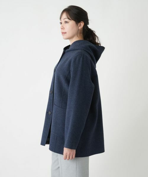 Leilian PLUS HOUSE / レリアンプラスハウス その他アウター | フーデッドショートコート【Leilian WHITE LABEL】 | 詳細6