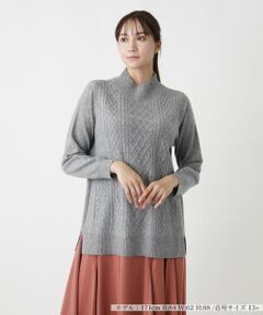 Leilian PLUS HOUSE / レリアンプラスハウス ニット・セーター | 【店舗人気】カシミヤハイネックニット【Leilian WHITE LABEL】