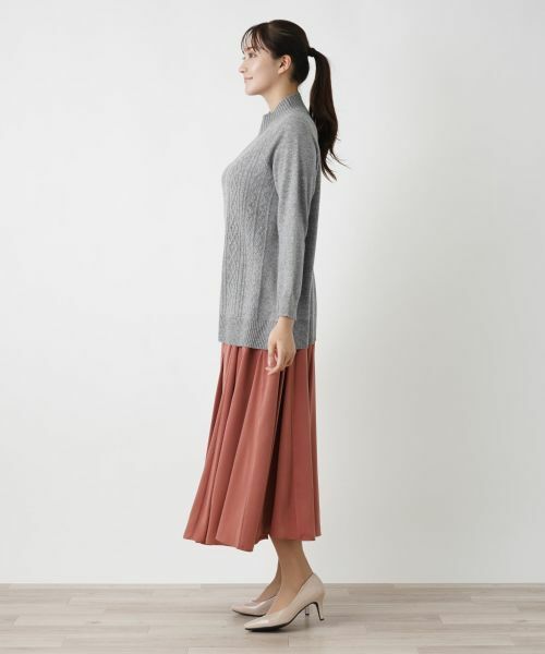 Leilian PLUS HOUSE / レリアンプラスハウス ニット・セーター | 【店舗人気】カシミヤハイネックニット【Leilian WHITE LABEL】 | 詳細10