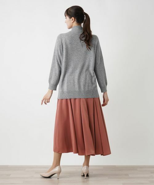 Leilian PLUS HOUSE / レリアンプラスハウス ニット・セーター | 【店舗人気】カシミヤハイネックニット【Leilian WHITE LABEL】 | 詳細11