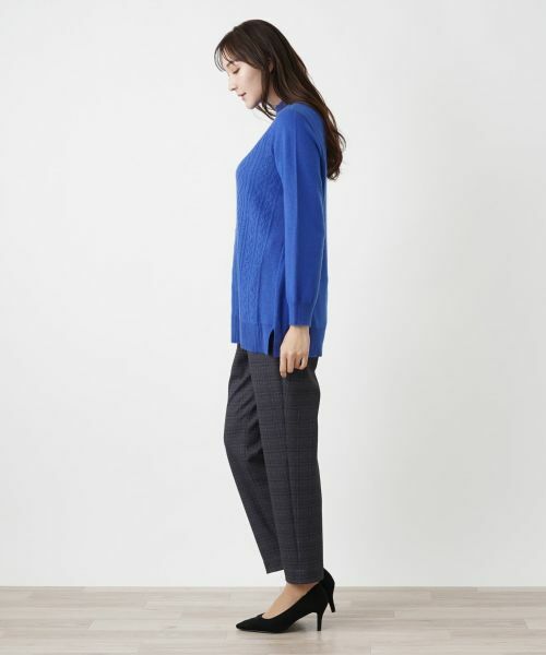 Leilian PLUS HOUSE / レリアンプラスハウス ニット・セーター | 【店舗人気】カシミヤハイネックニット【Leilian WHITE LABEL】 | 詳細14