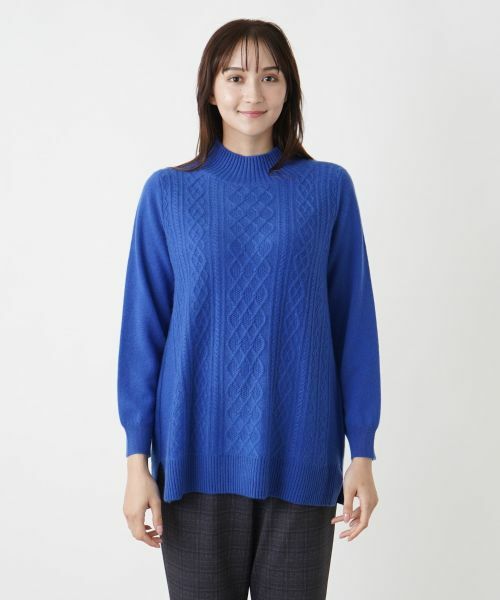 Leilian PLUS HOUSE / レリアンプラスハウス ニット・セーター | 【店舗人気】カシミヤハイネックニット【Leilian WHITE LABEL】 | 詳細16