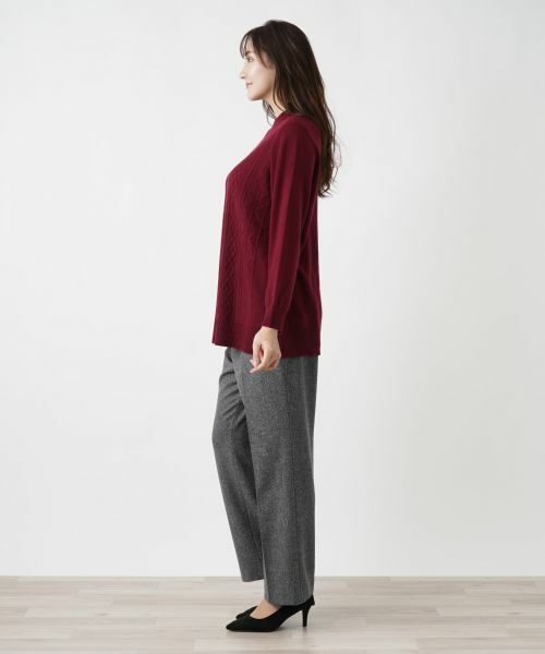 Leilian PLUS HOUSE / レリアンプラスハウス ニット・セーター | 【店舗人気】カシミヤハイネックニット【Leilian WHITE LABEL】 | 詳細2