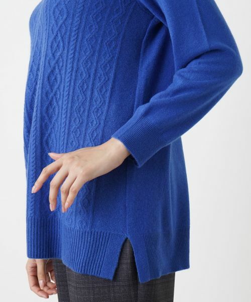 Leilian PLUS HOUSE / レリアンプラスハウス ニット・セーター | 【店舗人気】カシミヤハイネックニット【Leilian WHITE LABEL】 | 詳細21