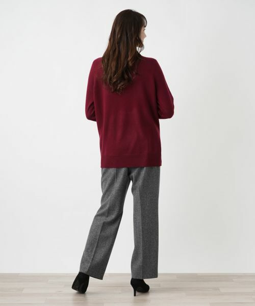 Leilian PLUS HOUSE / レリアンプラスハウス ニット・セーター | 【店舗人気】カシミヤハイネックニット【Leilian WHITE LABEL】 | 詳細3