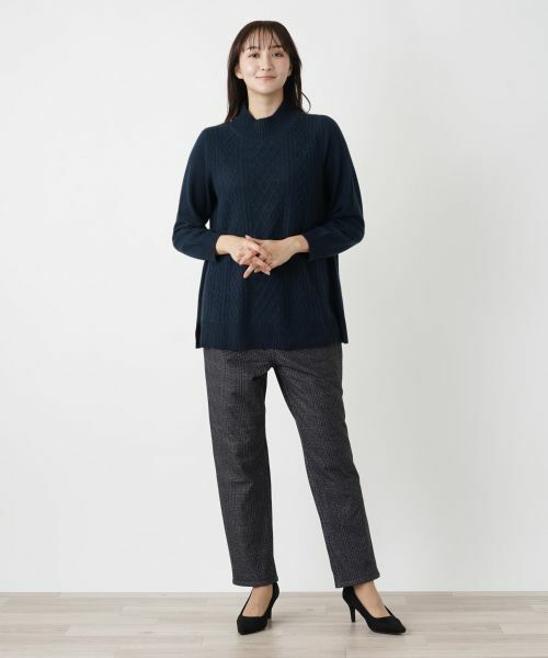 Leilian PLUS HOUSE / レリアンプラスハウス ニット・セーター | 【店舗人気】カシミヤハイネックニット【Leilian WHITE LABEL】 | 詳細5