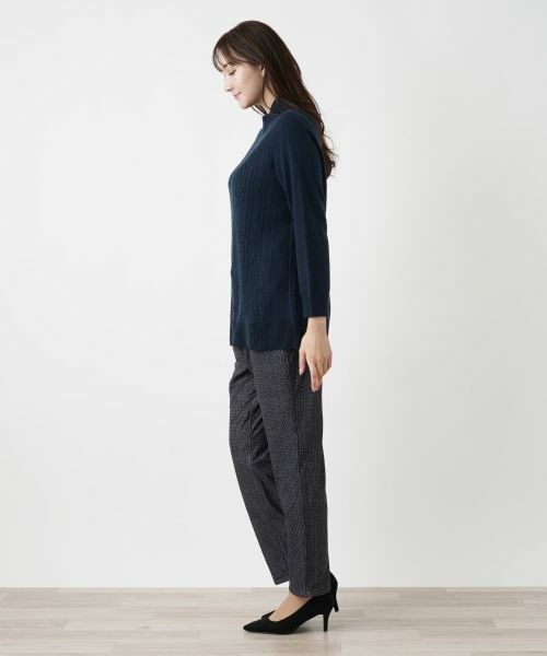 Leilian PLUS HOUSE / レリアンプラスハウス ニット・セーター | 【店舗人気】カシミヤハイネックニット【Leilian WHITE LABEL】 | 詳細6