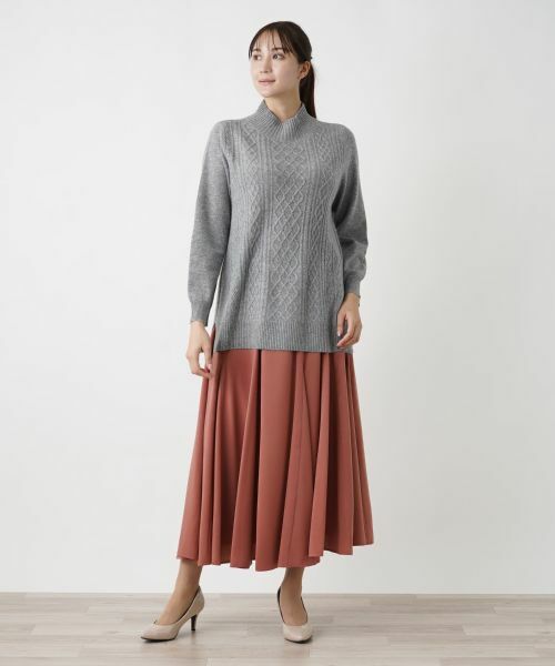 Leilian PLUS HOUSE / レリアンプラスハウス ニット・セーター | 【店舗人気】カシミヤハイネックニット【Leilian WHITE LABEL】 | 詳細9