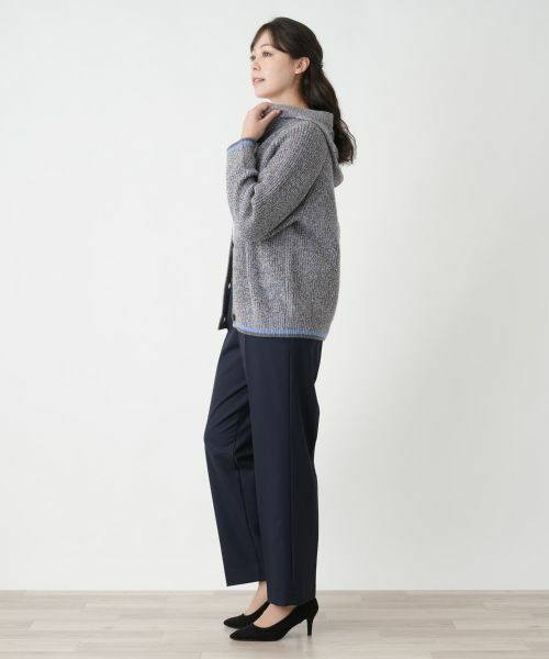 Leilian PLUS HOUSE / レリアンプラスハウス カーディガン・ボレロ | フーデッドカーディガン【Leilian WHITE LABEL】 | 詳細2