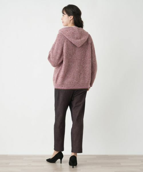 Leilian PLUS HOUSE / レリアンプラスハウス カーディガン・ボレロ | フーデッドカーディガン【Leilian WHITE LABEL】 | 詳細8