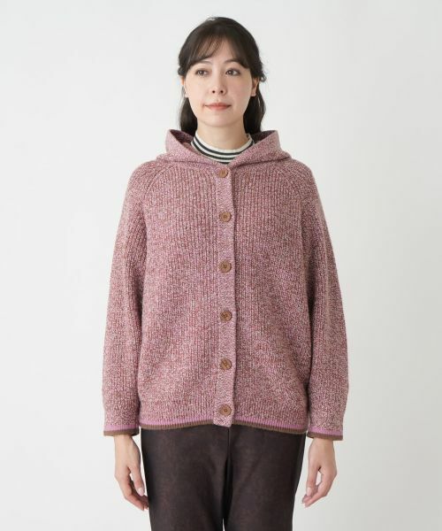 Leilian PLUS HOUSE / レリアンプラスハウス カーディガン・ボレロ | フーデッドカーディガン【Leilian WHITE LABEL】 | 詳細9