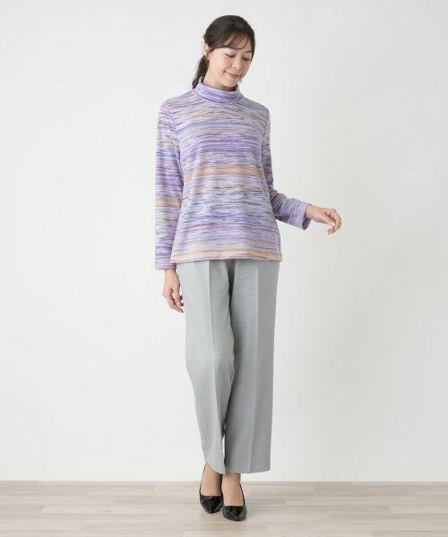 Leilian PLUS HOUSE / レリアンプラスハウス カットソー | ハイネックカットソー【Leilian WHITE LABEL】 | 詳細1