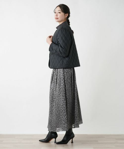 Leilian PLUS HOUSE / レリアンプラスハウス テーラードジャケット | 中わた入りノーカラージャケット【Leilian WHITE LABEL】 | 詳細6