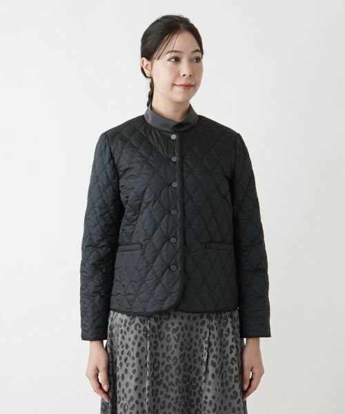 Leilian PLUS HOUSE / レリアンプラスハウス テーラードジャケット | 中わた入りノーカラージャケット【Leilian WHITE LABEL】 | 詳細8